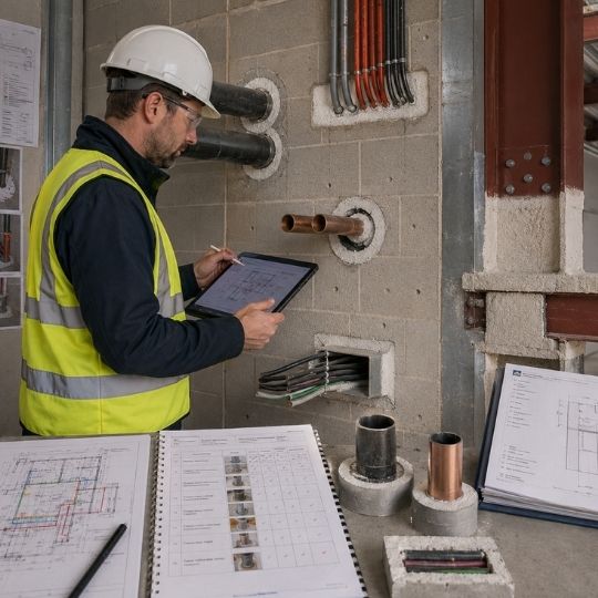 What Passive Fire Protection Technical Assessments consider IFI expert taking notes of what Passive Fire Protection Technical Assessments consider